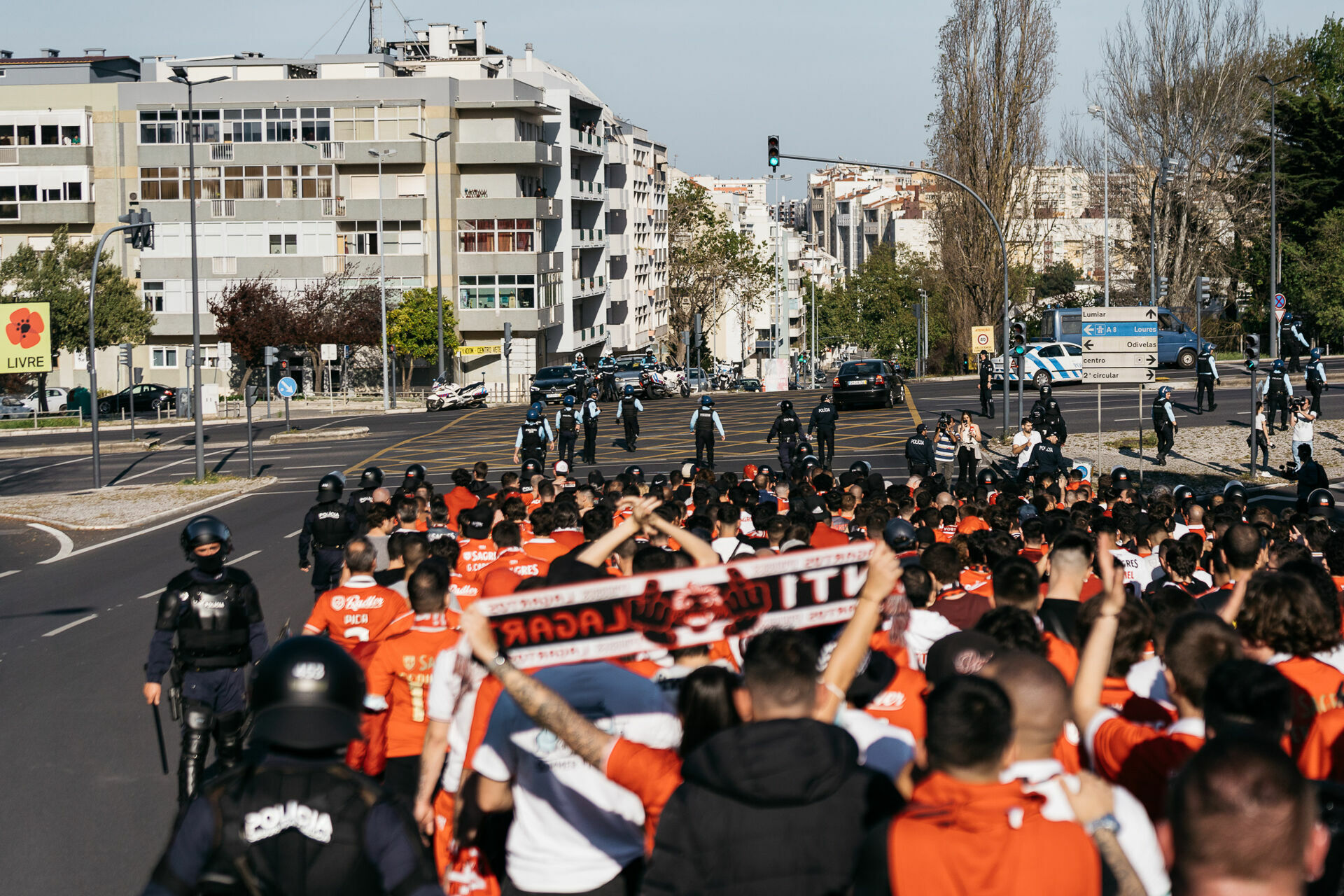 Foto Derbi Sporting - Benfica // Acompanhamento Claque Benfica Foto Derbi Sporting - Benfica // Acompanhamento Claque Benfica - Imagem 12