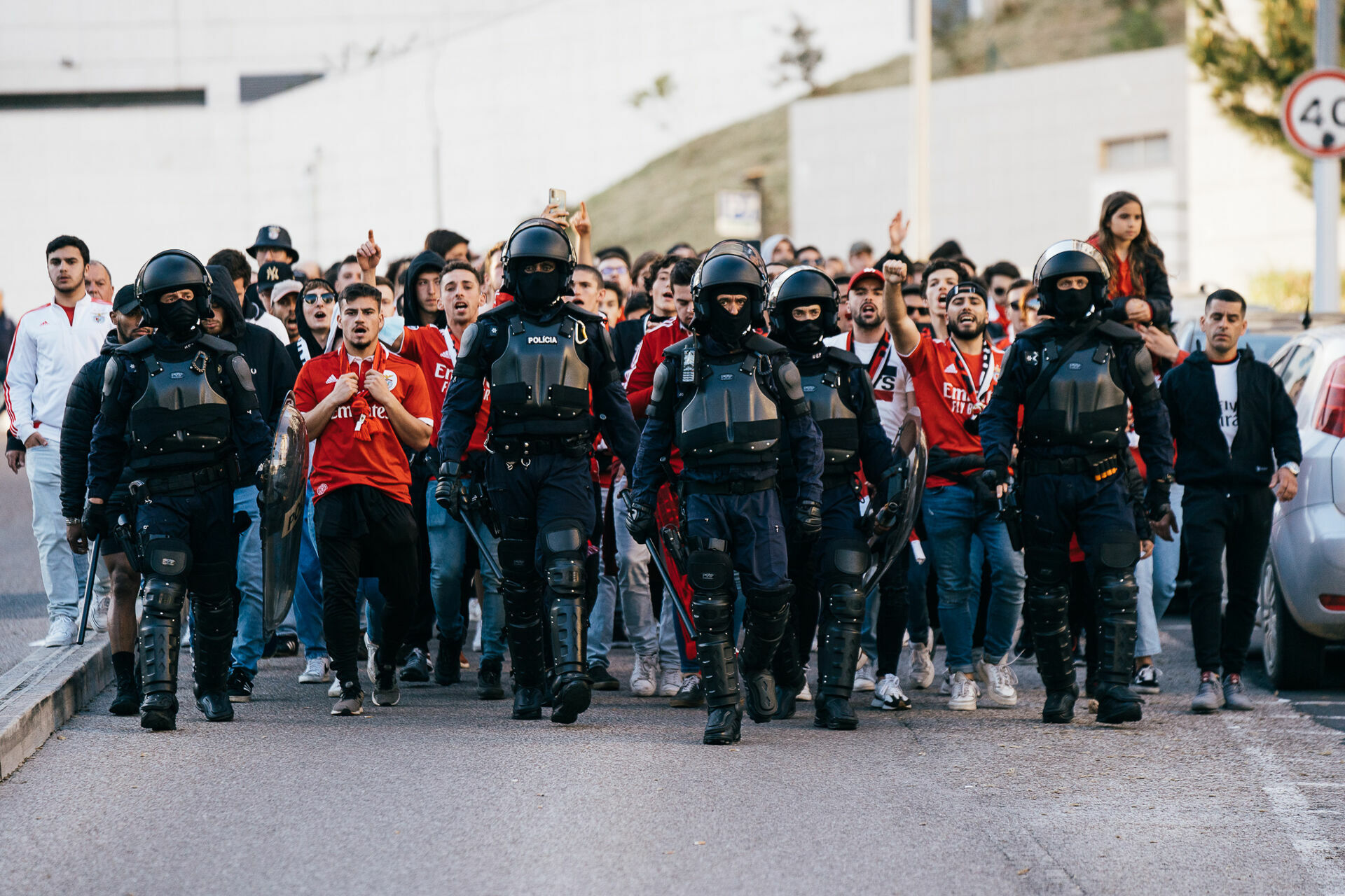Foto Derbi Sporting - Benfica // Acompanhamento Claque Benfica Foto Derbi Sporting - Benfica // Acompanhamento Claque Benfica - Imagem 25