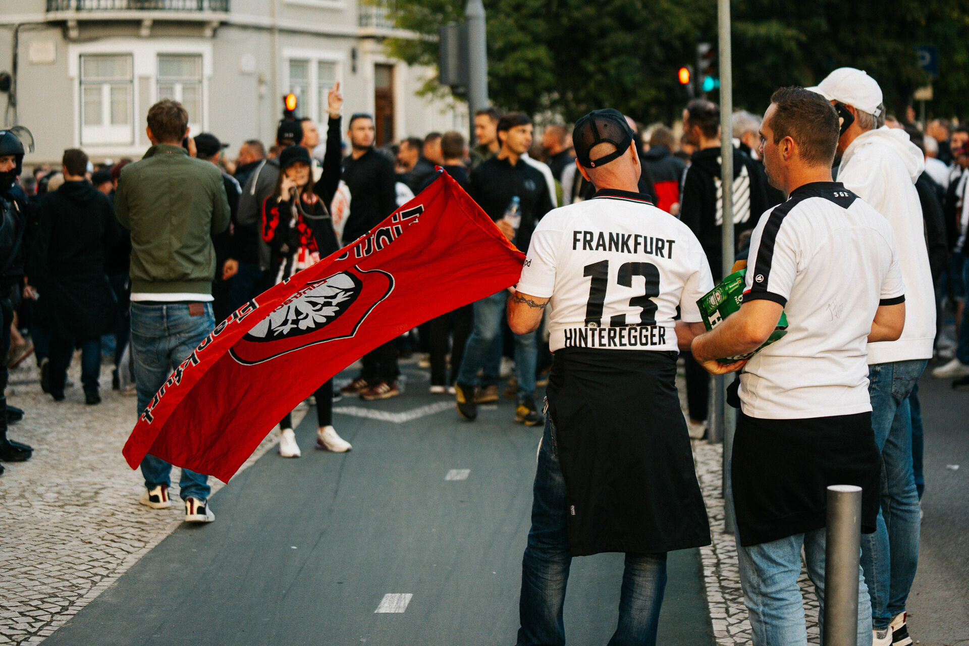 Foto Sporting - Eintracht Frankfurt // Acompanhamento da claque Foto Sporting - Eintracht Frankfurt // Acompanhamento da claque - Imagem 1